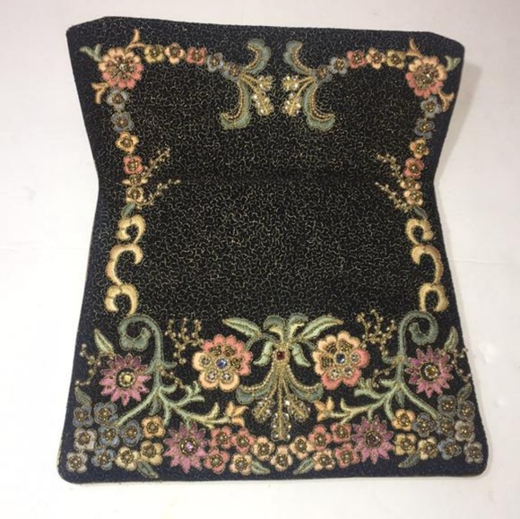 Authentic  Marketa 1950's Quilted Beaded Hand Bag - Picture 2 of 7